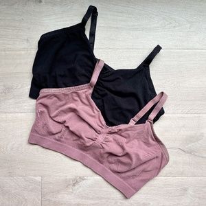 Kindred Bravely Sublime Bamboo Lounge & Sleep Pumping Bra Set Sz XL